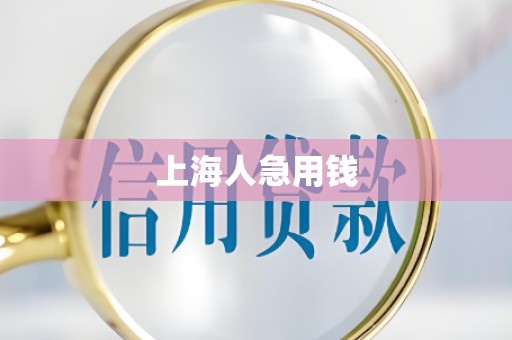 上海人急用钱